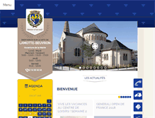 Tablet Screenshot of lamotte-beuvron.fr